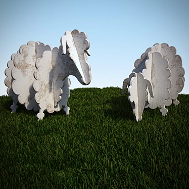 Wooden Sheep