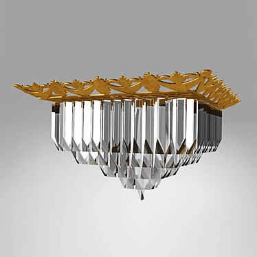 Stunning Ceiling Chandelier 3D model image 1 