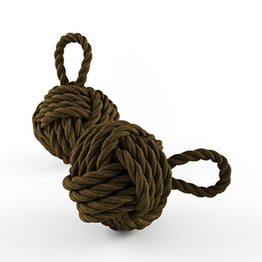 Elegant Ropes Set for Decor 3D model image 1 