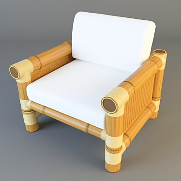 Bamboo Marine Chair 3D model image 1 