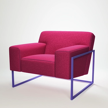 Elegant Felt Furniture Collection 3D model image 1 