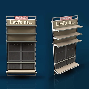 Levi's Store Stand 3D model image 1 