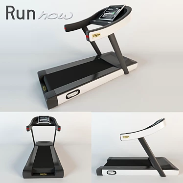 TechnoGym Run Now Treadmill 3D model image 1 