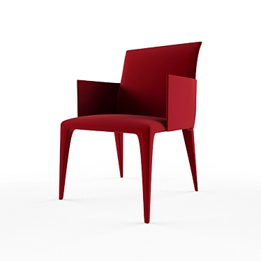 Elegant Armchair: B&B Mario Bellini 3D model image 1 