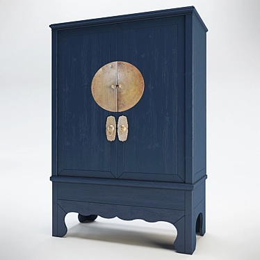 Oriental Charm: Chinese Cabinet 3D model image 1 