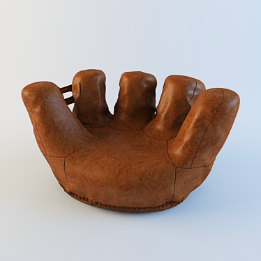 Leather Wheelchair Glove 3D model image 1 