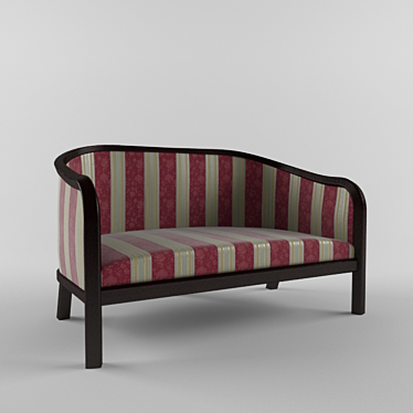 Cafe Hotel Sofa 3D model image 1 