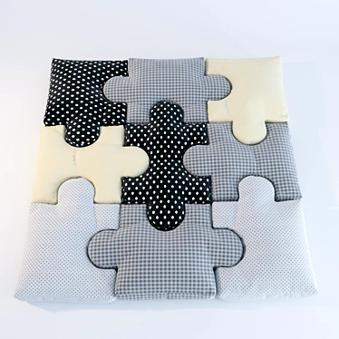 Cozy Cushion Puzzle 3D model image 1 