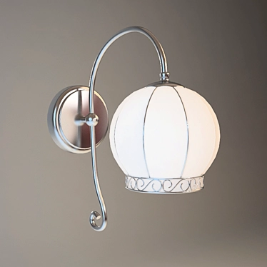 Elegant Venice Sconce - A2106AP-1WH 3D model image 1 