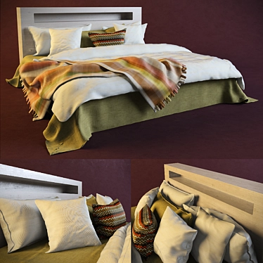 Scandi Max Bed 3D model image 1 