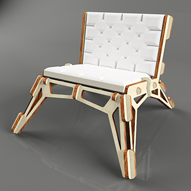 Cozy Comfort Lounge Chair 3D model image 1 