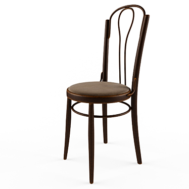 Elegant Bentwood Chair: Classic Design and Comfort 3D model image 1 