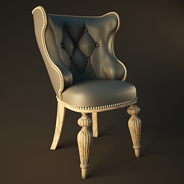 Classic Photo Stool 3D model image 1 