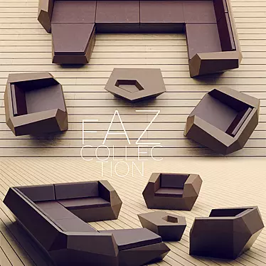 fAZ Collection Outdoor Furniture 3D model image 1 