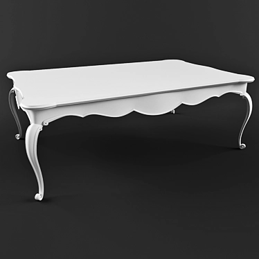 Modern Wood Coffee Table 3D model image 1 