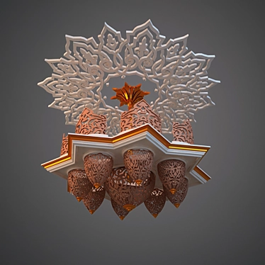 Elegant Moroccan-inspired Lyustra 3D model image 1 