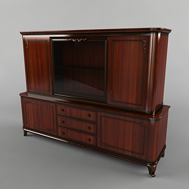 Vintage Sideboard from the 50s 3D model image 1 