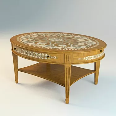 Oval table