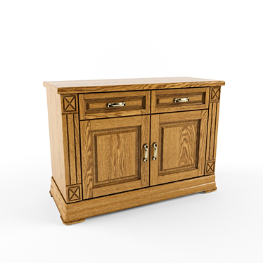 Verdi Suite 2 Drawer Combo 3D model image 1 