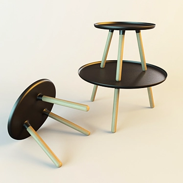 Sleek and Stylish Normann Copenhagen Table 3D model image 1 