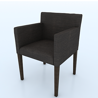 Nils Modern Armchair 3D model image 1 