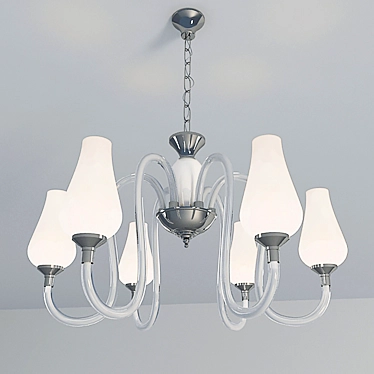 Wunderlicht DE0035-06 Chandelier 3D model image 1 