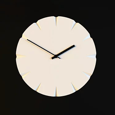 Modern LED Table Clock 3D model image 1 