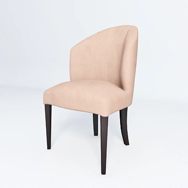 Elegant Comfort Chair 3D model image 1 