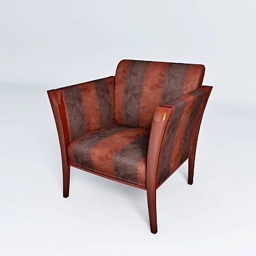 Elegant Comfort Chair 3D model image 1 