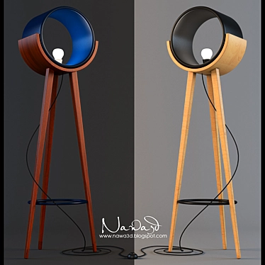 Sleek IFEX Lamp 3D model image 1 