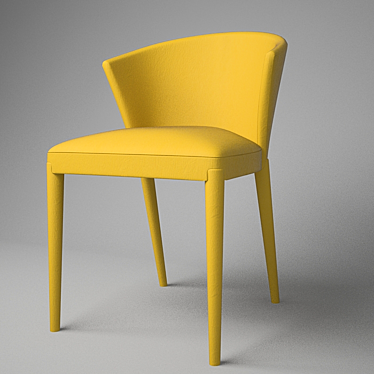 Elegant Calligaris Amelie Chair 3D model image 1 