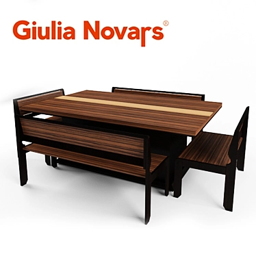 Milano Giulia Novars table with benches