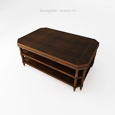 Lexington Barclay Cocktail Table 3D model image 1 