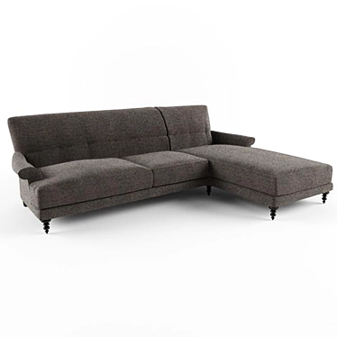 Classic English Sofa by SCP 3D model image 1 