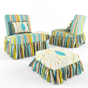  Comfort Zone Seat Set 3D model image 1 