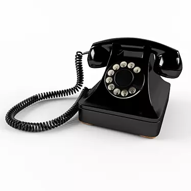 Vintage Telephone 3D model image 1 