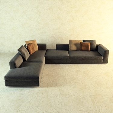 Luxurious Minotti Sofa 3D model image 1 