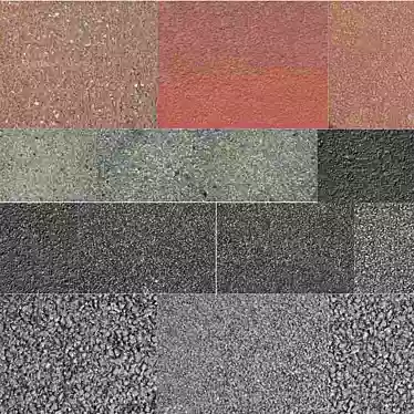 Urban Asphalt Textures 3D model image 1 