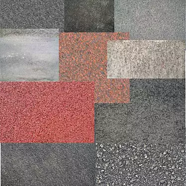 Urban Chic Asphalt Texture 3D model image 1 