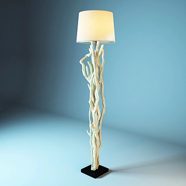 Scultra Floor Lamp: Modern Elegance 3D model image 1 