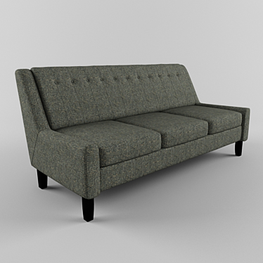 Shasta Sofa: Sleek and Stylish 3D model image 1 