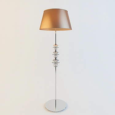 Elegant Illumination: OfInterni Floor Lamp 3D model image 1 