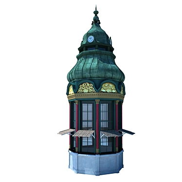 Copenhagen's Real Newsstand 3D model image 1 