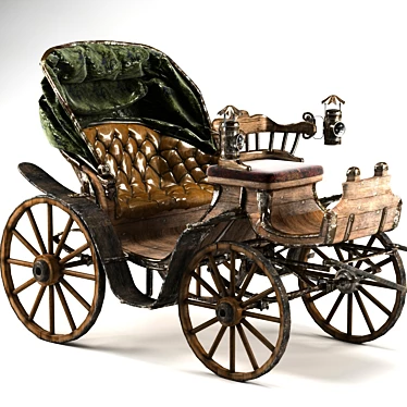 Elegant Carriage 3D model image 1 