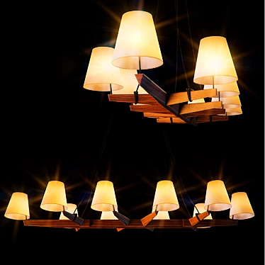 Elegant Illumination: Admont Pendant 3D model image 1 