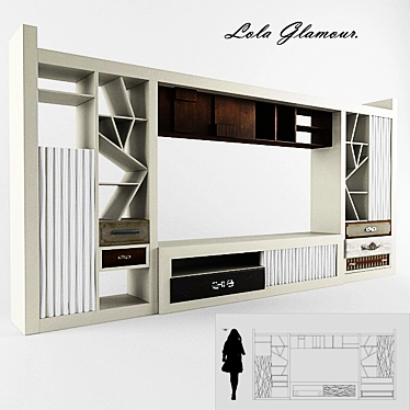 Spanish Glam Furniture 3D model image 1 