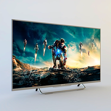 Sony KDL-50W817B: 50" Smart TV with 3D Capability 3D model image 1 