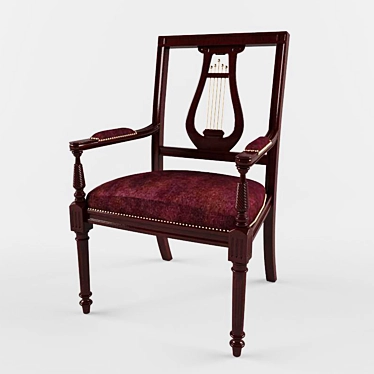 Elegant Classic Chair 3D model image 1 