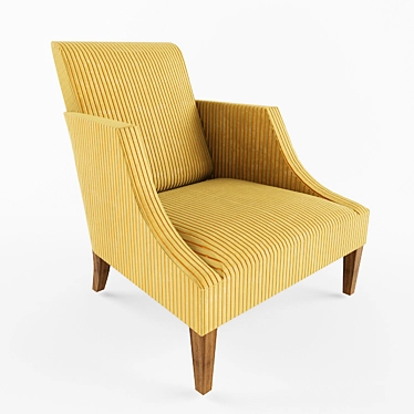 Luxury Alliance Club Chair 3D model image 1 