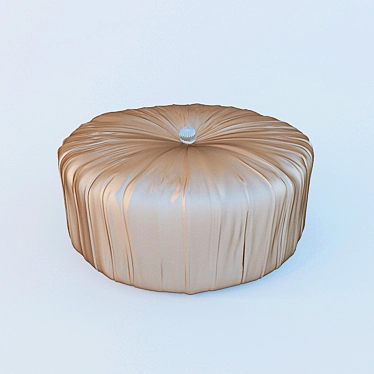 Elegant Velvet Ottoman MM9701 3D model image 1 